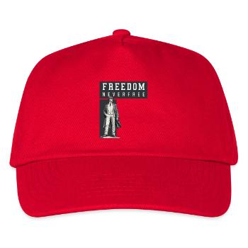 Freiheit niemals frei - Kinder Basecap - Rot - Vorne