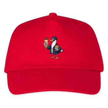 Boulderer Colorsplash Boulder Bouldering - Kids’ Baseball Cap - red - Front