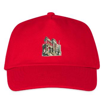 Antike Ruinen Architektur Illustration - Kinder Basecap - Rot - Vorne