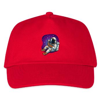 Weltraum-Astronaut genießt Eiscreme - Kids’ Baseball Cap - red - Front