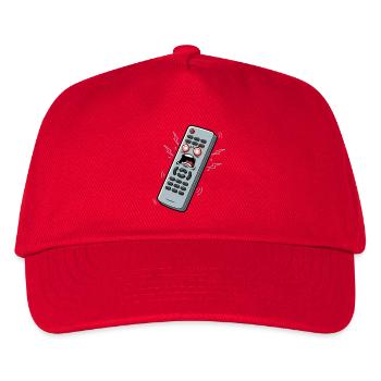 Screaming Remote Control Cartoon - Kids’ Baseball Cap - red - Front