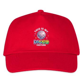 This Is My Disco Costume Disco Ball - Kids’ Baseball Cap - red - Front