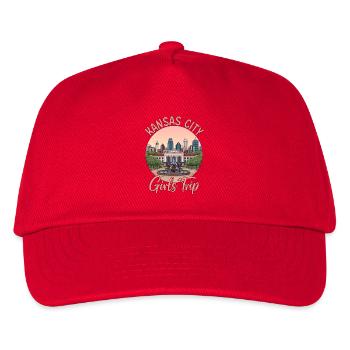Kansas City Girls Trip - Kinder Basecap - Rot - Vorne