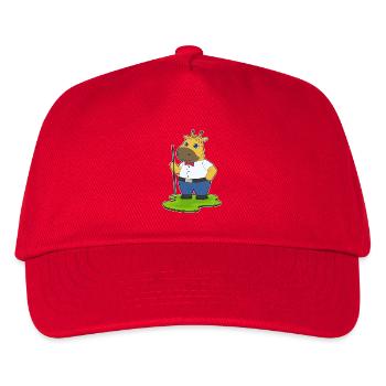 Giraffe Billiard Queue Sport - Kinder Basecap - Rot - Vorne