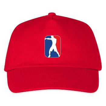 boxing_silhouette MMA Arts martiaux - Casquette de baseball Enfant - rouge - Devant