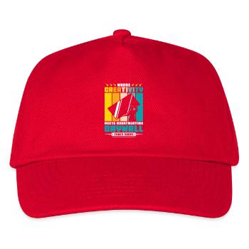 Constructeur de plaques de plâtre Installateur de plaques de plâtre - Casquette de baseball Enfant - rouge - Devant