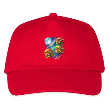 Space Burger Symphony - Kids’ Baseball Cap - red - Front