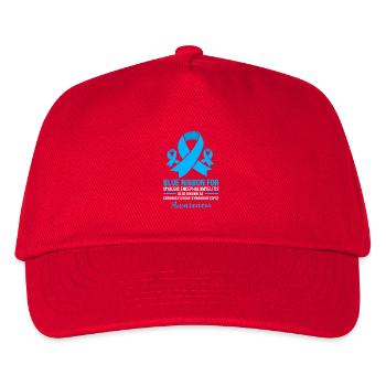 ME CFS - Kids’ Baseball Cap - red - Front