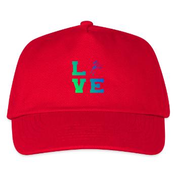 Pickleballsport Idee für Pickleball Community Fans - Kinder Basecap - Rot - Vorne