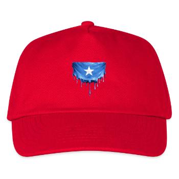 Somali Flag Drop Art - Kids’ Baseball Cap - red - Front