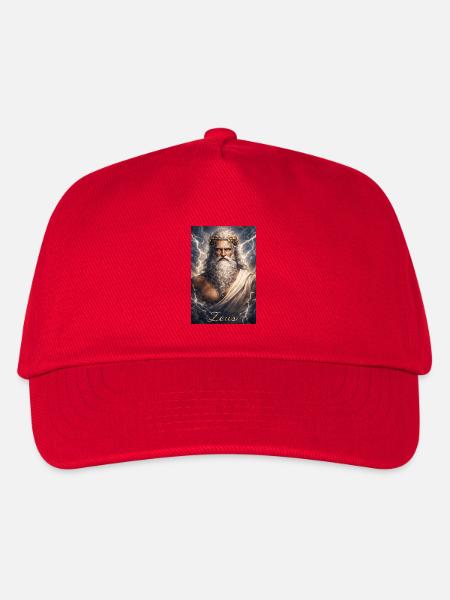 Zeus Porträt - Kinder Basecap - Rot