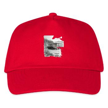 Aqua Lodge Overlook - Kids’ Baseball Cap - red - Front