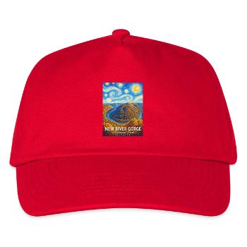 New River Gorge Landscape National Park - Kids’ Baseball Cap - red - Front