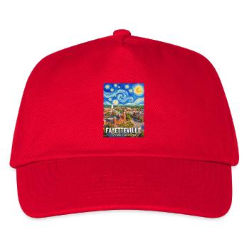 Fayetteville North Carolina Starry Night - Kids’ Baseball Cap - red - Front