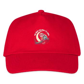 Die Nacht gehört Loris | Plumplori - Kinder Basecap - Rot - Vorne