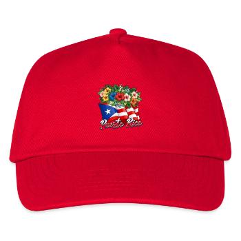 Puerto Rico Flag Puerto Rican Proud Hispanic - Kids’ Baseball Cap - red - Front