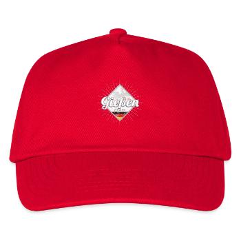 Gießen Stadt in Deutschland Hessen Urlaub Souvenir - Kinder Basecap - Rot - Vorne