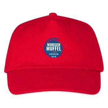 Morgenmuffel – Zu 100% funktioniere später - Kinder Basecap - Rot - Vorne