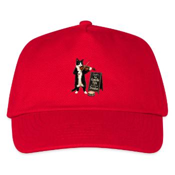 The Empty Food Bowl - French - Kids’ Baseball Cap - red - Front