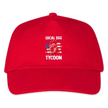 Patriotic Farmer Rooster Flock Poultry USA Pride C - Kinder Basecap - Rot - Vorne