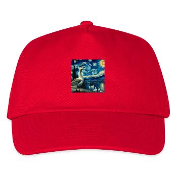 Pilgrim Goose Starry Night - Kids’ Baseball Cap - red - Front