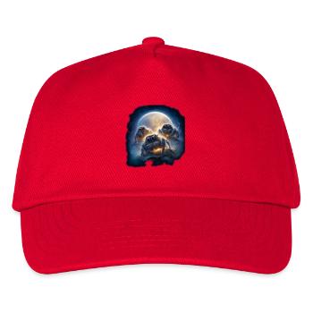 Springspinnen Terrarium Zubehör Fan Geschenk - Kinder Basecap - Rot - Vorne