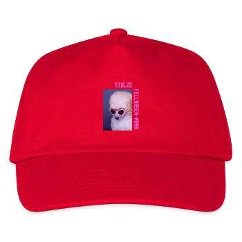 Stolze Fellnasen-Mama - Kinder Basecap - Rot - Vorne