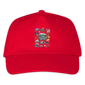 Azores | Volcanic Islands, Whales & Nature - Kids’ Baseball Cap - red - Front