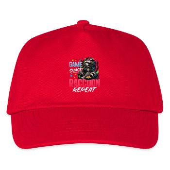 Gamer Gaming Cat Video Game - Kids’ Baseball Cap - red - Front