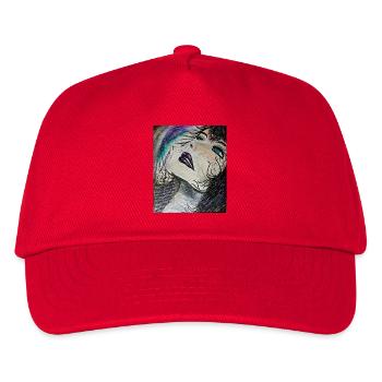 Feurig  - Kinder Basecap - Rot - Vorne
