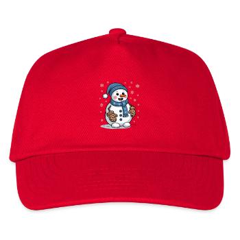 Snowman - Kids’ Baseball Cap - red - Front