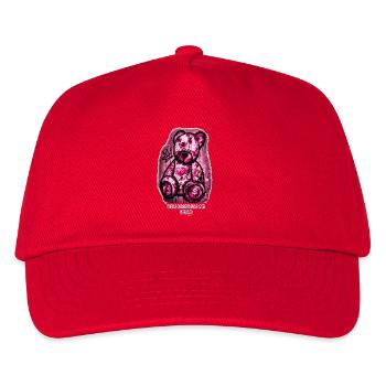 BillionDollar Bear Graffiti - Kinder Basecap - Rot - Vorne