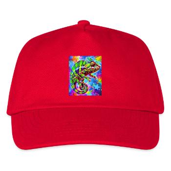 chameleon - Kids’ Baseball Cap - red - Front