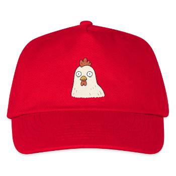 TINY ACTIVISTS | Chicken - Kids’ Baseball Cap - red - Front