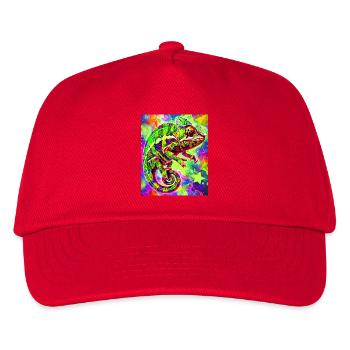 chameleon - Kids’ Baseball Cap - red - Front