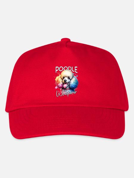 Pudel Flüsterer - Kinder Basecap - Rot