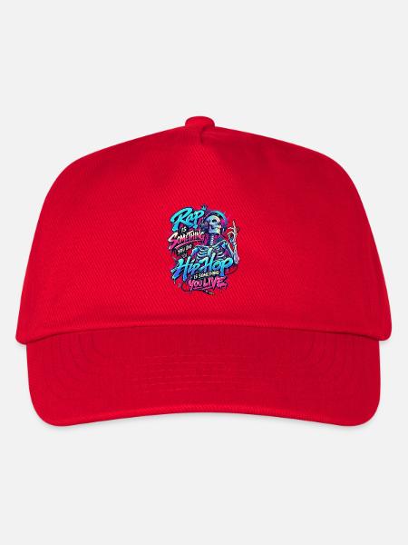Hip Hop Is Something You Do - Kinder Basecap - Rot
