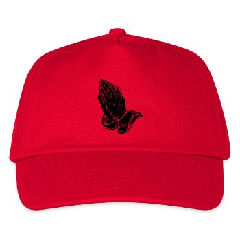 Betende Hände - Kinder Basecap - Rot - Vorne