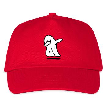 Fantôme / Fantôme drôle / Halloween / fantôme qui fait du dab - Casquette de baseball Enfant - rouge - Devant