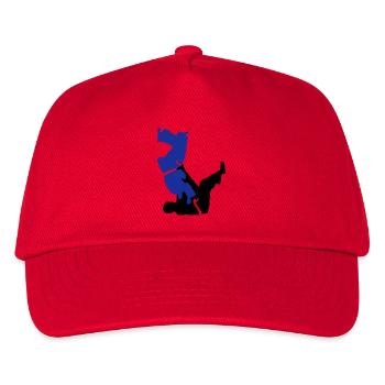 Judo - Kinder Basecap - Rot - Vorne