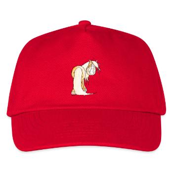 Goldiger Haflinger - Kinder Basecap - Rot - Vorne