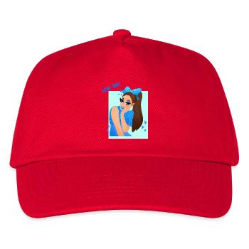 Glitter queen - Kids’ Baseball Cap - red - Front