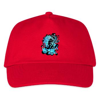 Élément Verseau Découpe d’eau - Casquette de baseball Enfant - rouge - Devant
