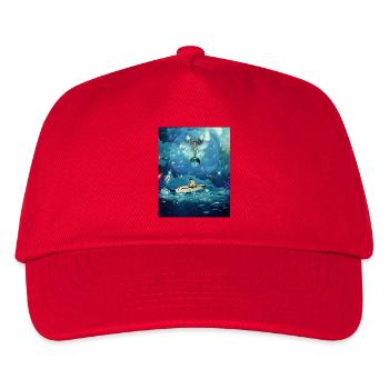 Magischer Ozean - Kinder Basecap - Rot - Vorne
