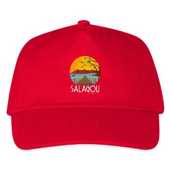 Illustration du lac du Salagou | terragrafika® - Casquette de baseball Enfant - rouge - Devant