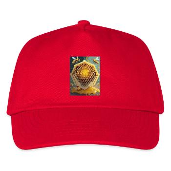 Ich bin ein cooler stolzer Imker-Logo-Designer - Kinder Basecap - Rot - Vorne