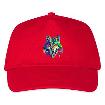 Qui danse avec le loup - Casquette de baseball Enfant - rouge - Devant