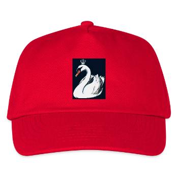 Swan - Kids’ Baseball Cap - red - Front