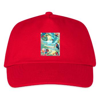 Toucan paradise - Kids’ Baseball Cap - red - Front