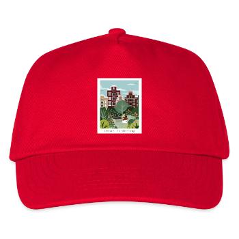 Plant happiness in the city Stylish urban gardening - Kids’ Baseball Cap - red - Front